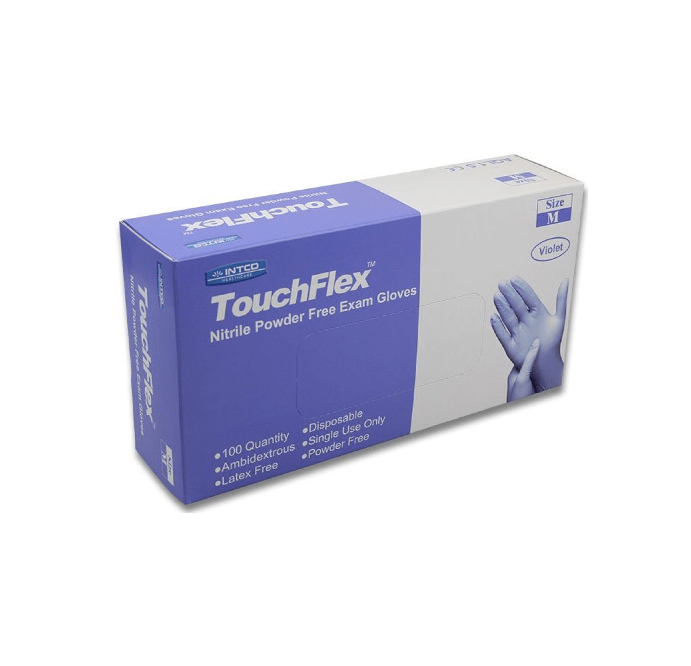 Intco TouchFlex Nitrile Exam Gloves, ChemoRated, Powder Free and Latex