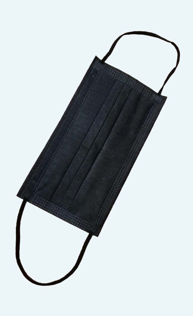 Intco Disposable Black/Blue Face Mask In Stock First