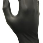 Intco Synguard NGXM10-BLACK Exam Grade Nitrile Gloves, Black, Box of 100