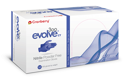 Cranberry Evolve CT Nitrile Gloves