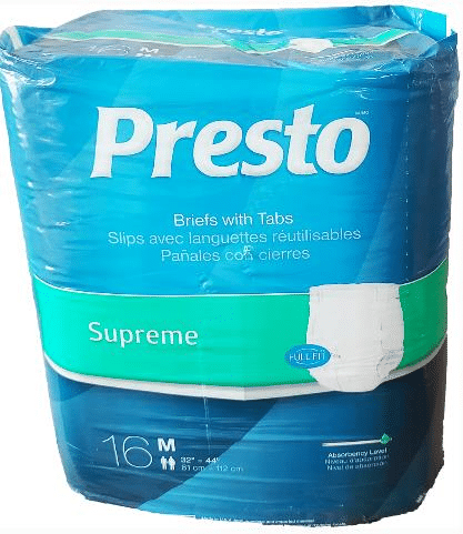  Presto Supreme Breathable Incontinence Underwear for