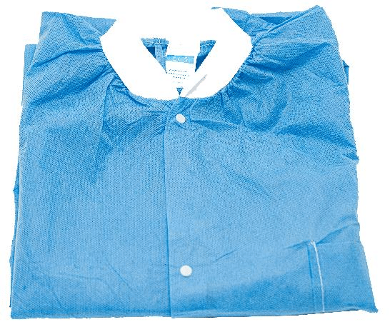 Lab Coat SMS Blue Knit Cuff Knit-1